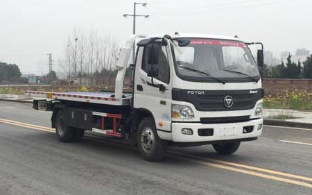 福田歐馬可奧鈴1拖2黃牌清障車(chē)專威牌HTW5080TQZPB清障車(chē)