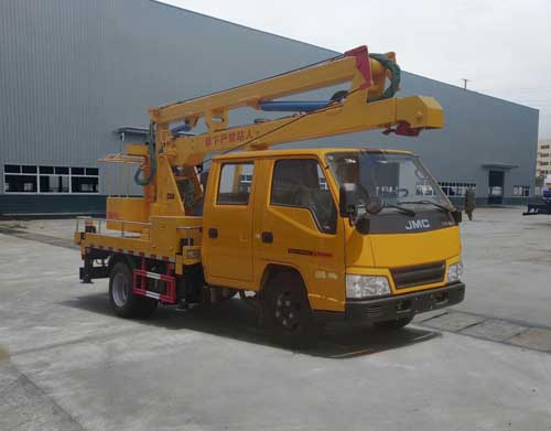 江鈴五十鈴12米藍(lán)牌高空作業(yè)車